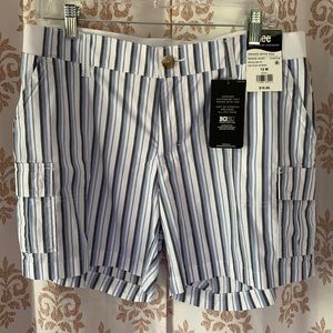 Lee striped midrise cargo shorts 12M NWT